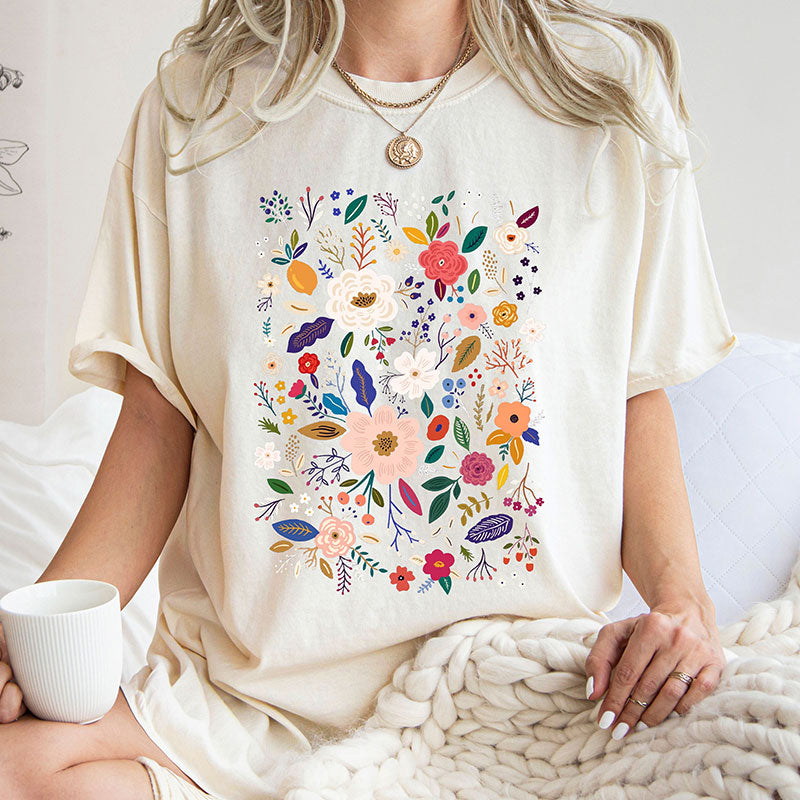 Wildflower Garden Floral T-shirt