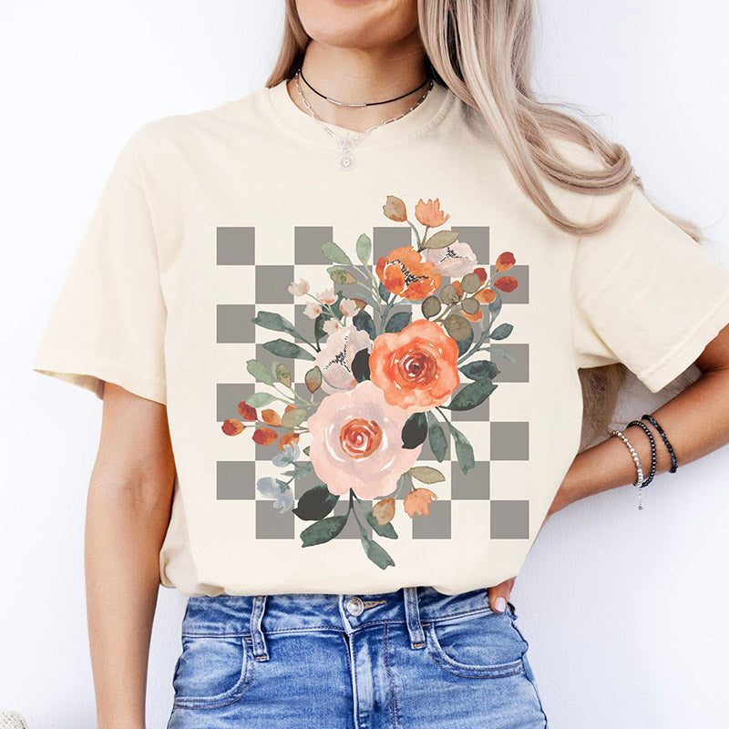 Boho Wildflowers Plant Gift T-Shirt