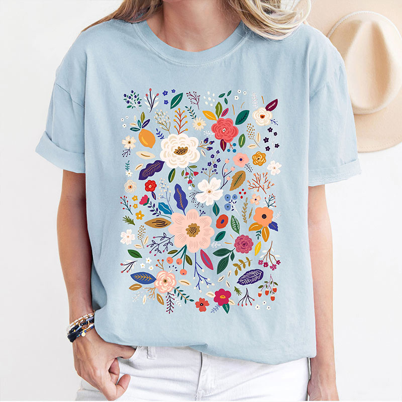 Wildflower Garden Floral T-shirt