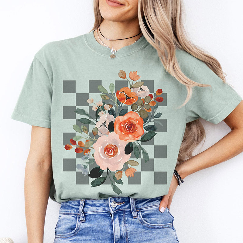 Boho Wildflowers Plant Gift T-Shirt