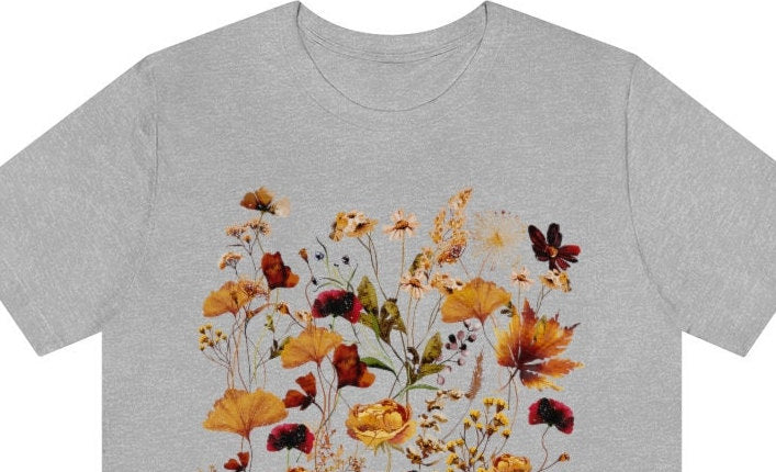 Boho Pressed Flowers Shirt