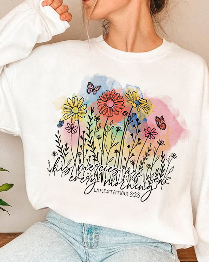 Ses miséricordes sont nouvelles chaque matin Sweatshirt