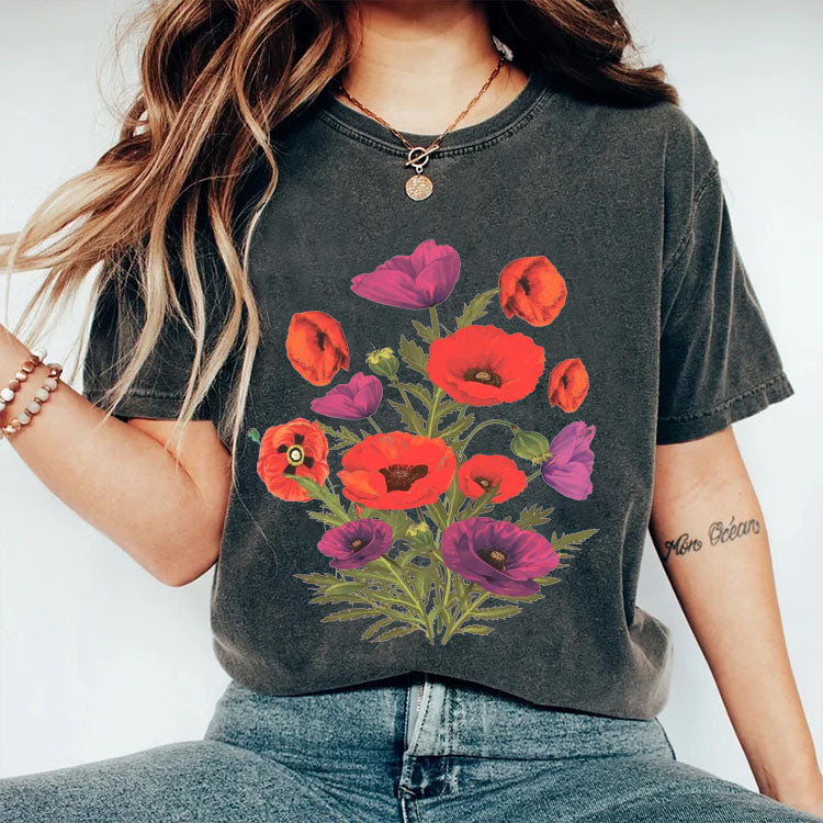 T-shirt Fleurs Victoriennes Plante Sauvage