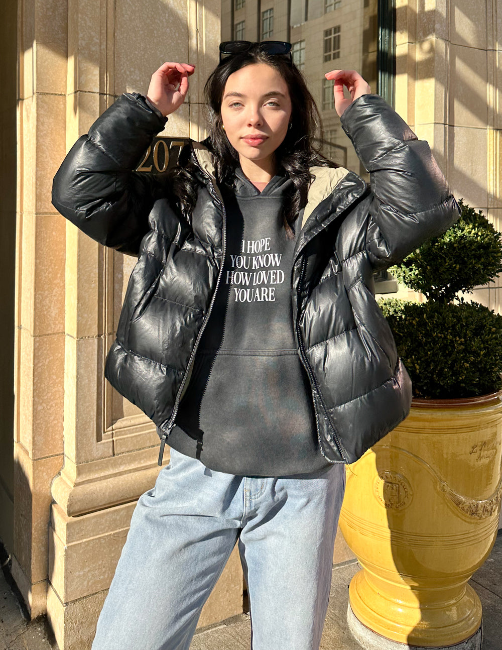 Ich hoffe, Sie wissen, Unisex Hoodie