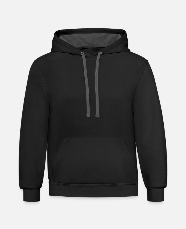 Unisex-Kapuzenpullover mit floralem Rückendruck