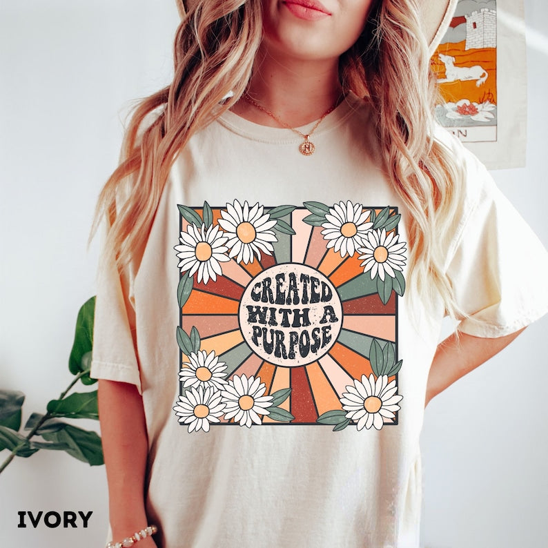 Voici le T-shirt Sun Boho Flower