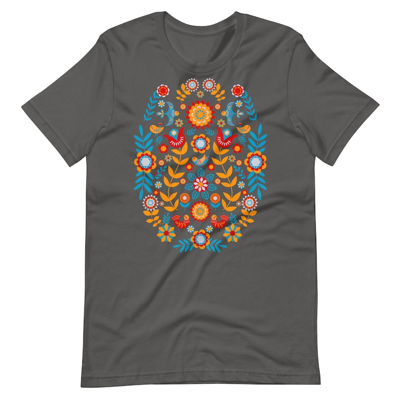 T-shirt Chemise scandinave Art populaire