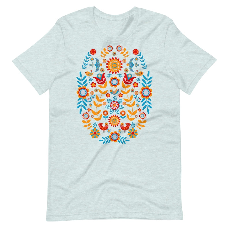 T-shirt Chemise scandinave Art populaire