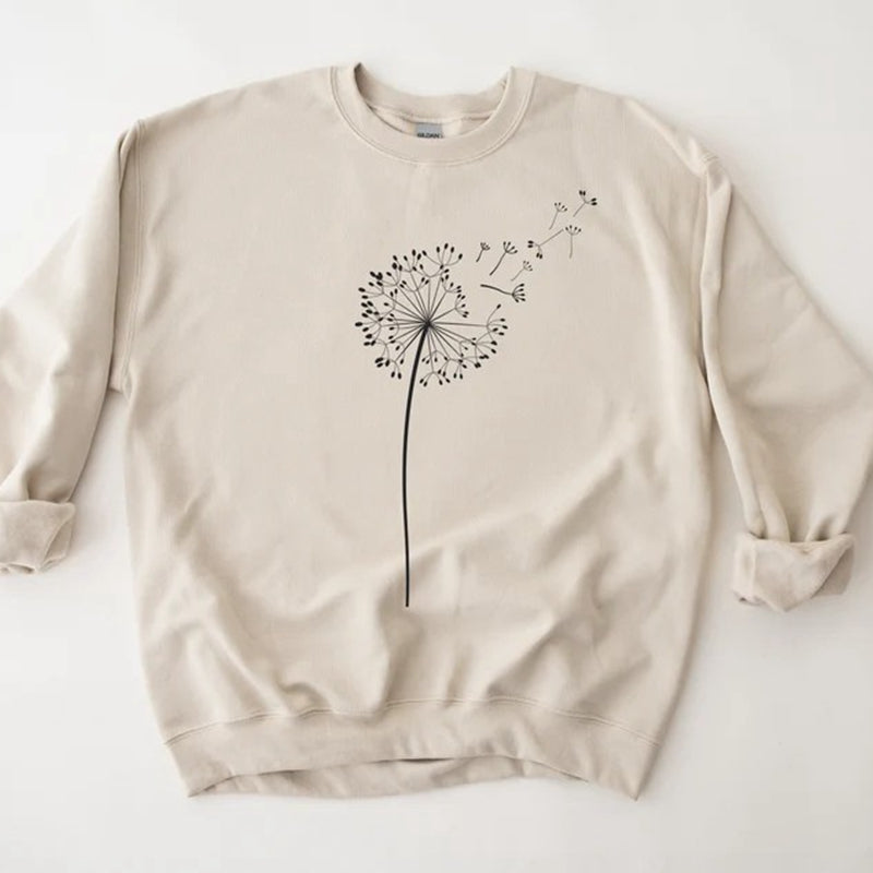 Löwenzahn-Sweatshirt, Löwenzahn-Wünsche-Sweatshirt