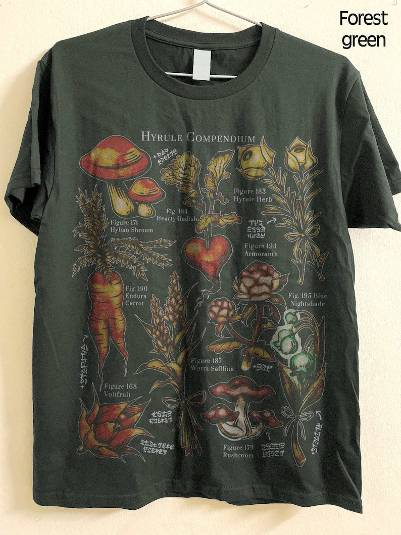 Chemise Hyrule Flora Breath Of The Wild Hylia Plant Lover Chemise