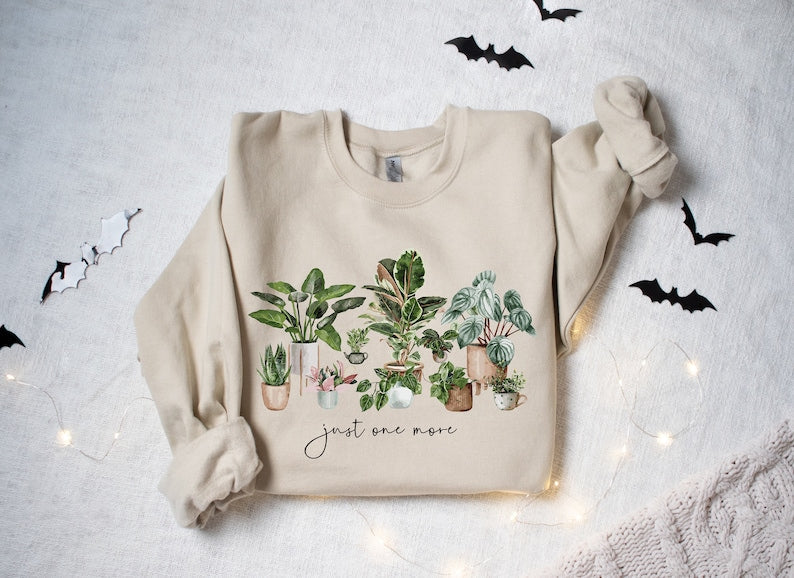 Sweat-shirt Plant Lady Juste un sweat-shirt végétal de plus