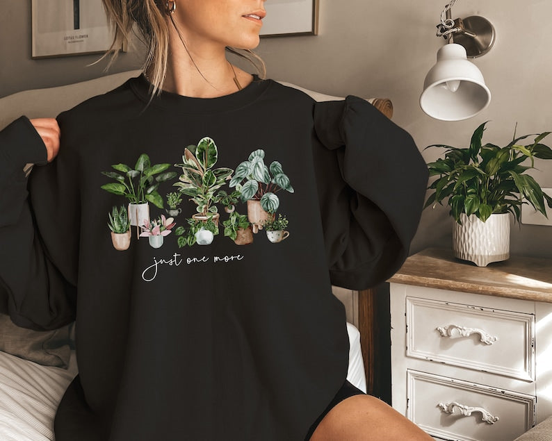 Sweat-shirt Plant Lady Juste un sweat-shirt végétal de plus