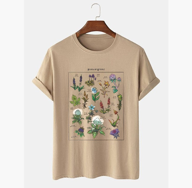 Breath Of The Wild Hylia Chemise Cadeaux pour les amoureux des plantes