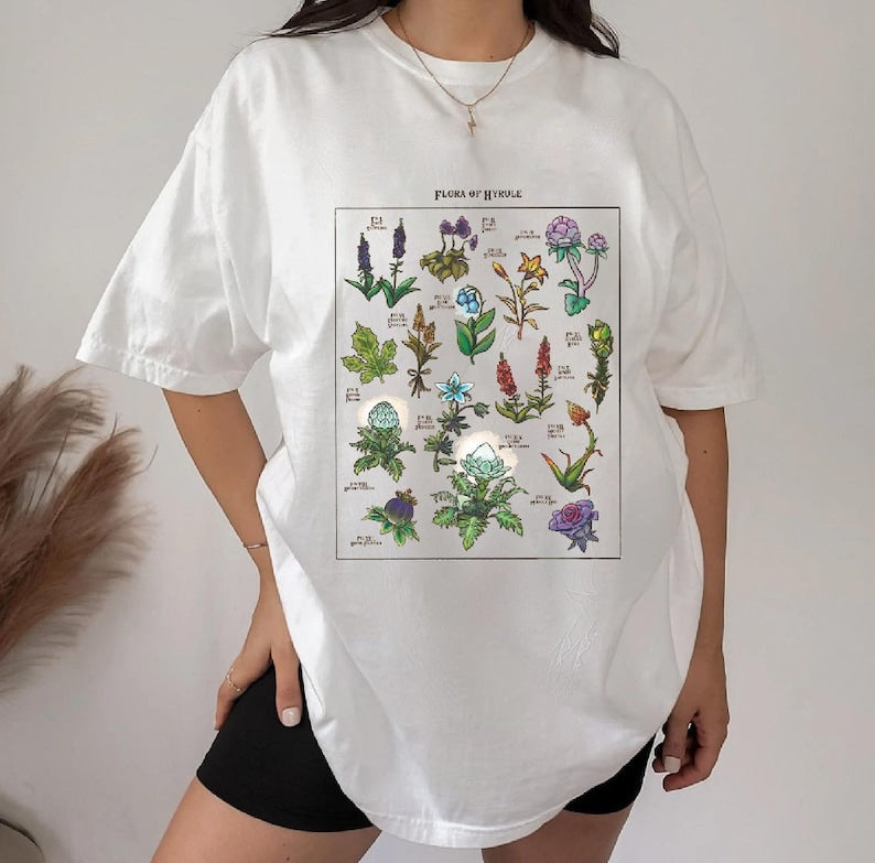Breath Of The Wild Hylia Chemise Cadeaux pour les amoureux des plantes