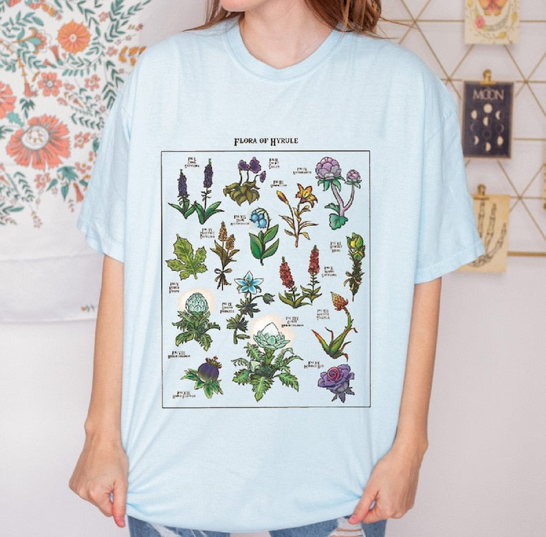 Breath Of The Wild Hylia Chemise Cadeaux pour les amoureux des plantes