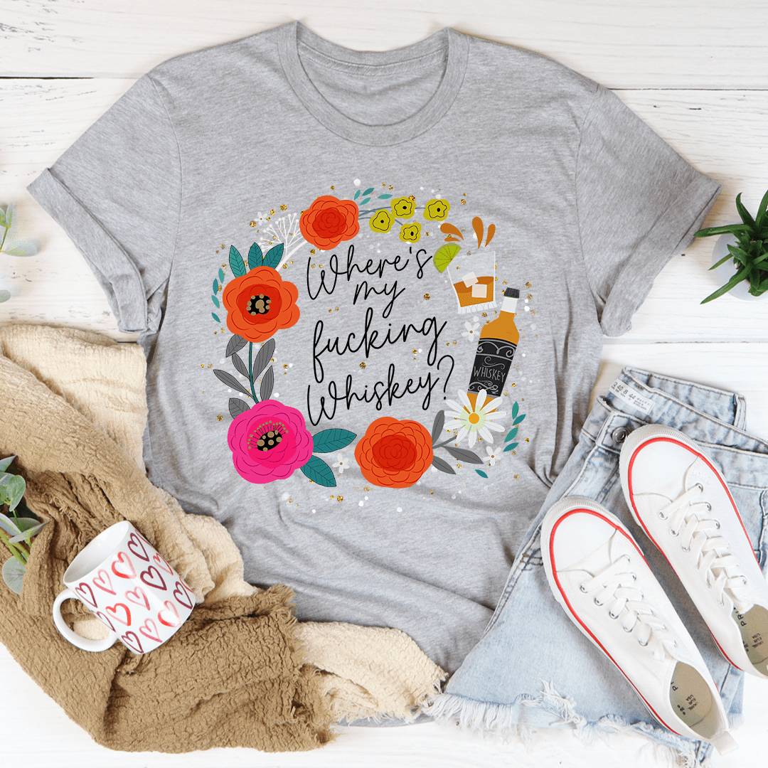 T-shirt Où est mon whisky