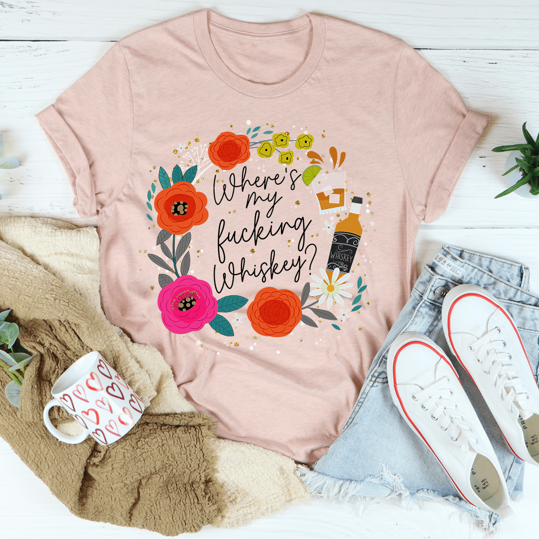 T-shirt Où est mon whisky