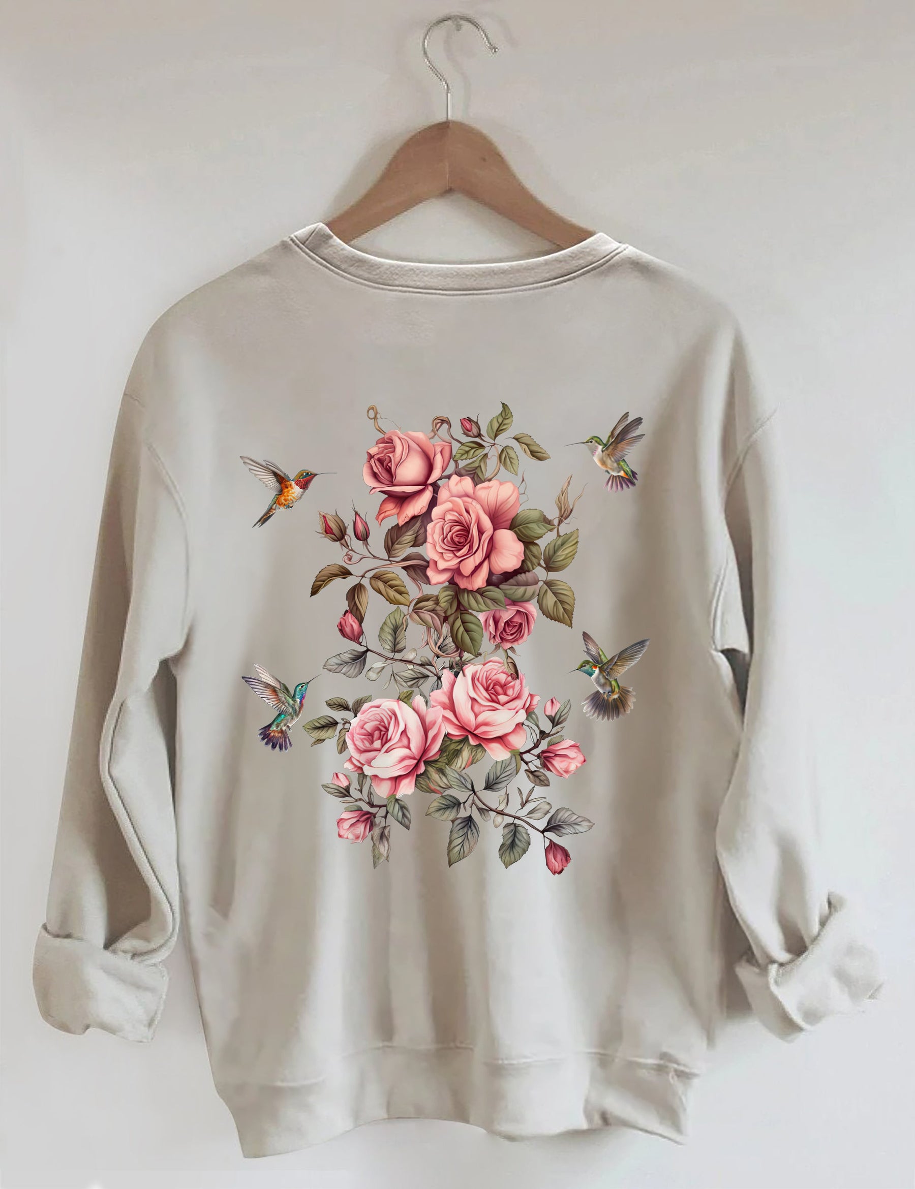 Wildflower And Bird Sweatshirt