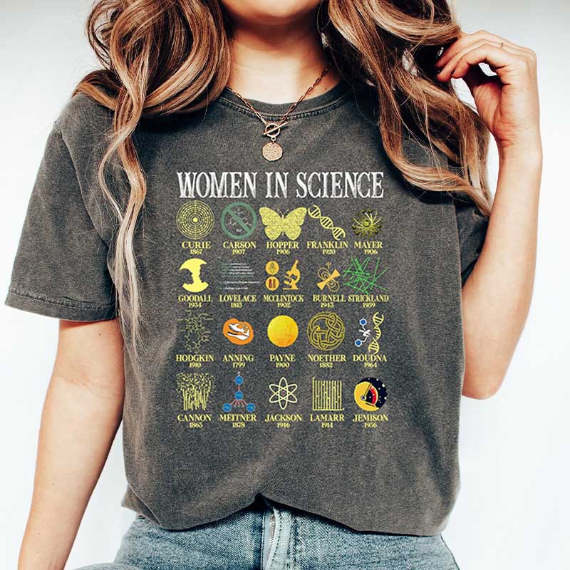 Retro Women in Science T-Shirt