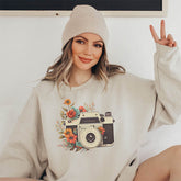 Photography Lover Flowers Sweatshirt