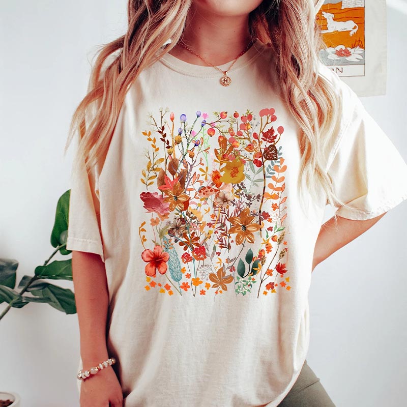 Floral Flowers Botanical T-Shirt