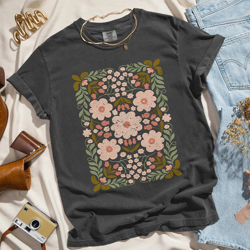 Flower Market Aesthetic Preppy T-Shirt