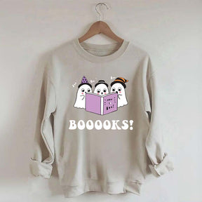 Booooks Color Halloween Sweatshirt