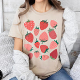 Cute Strawberry Fruit Gift T-Shirt