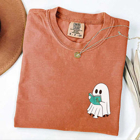 Halloween Cute Acotar Ghost Reading T-Shirt