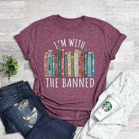 I'm With The Banned Book Lovers T-Shirt