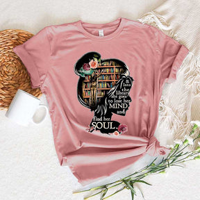 Into The Library Mind Soul Teacher Librarian Gift T-Shirt