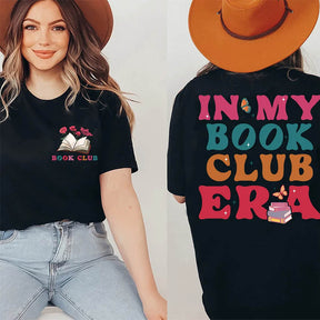 In My Book Club Era Front and Back T-Shirt