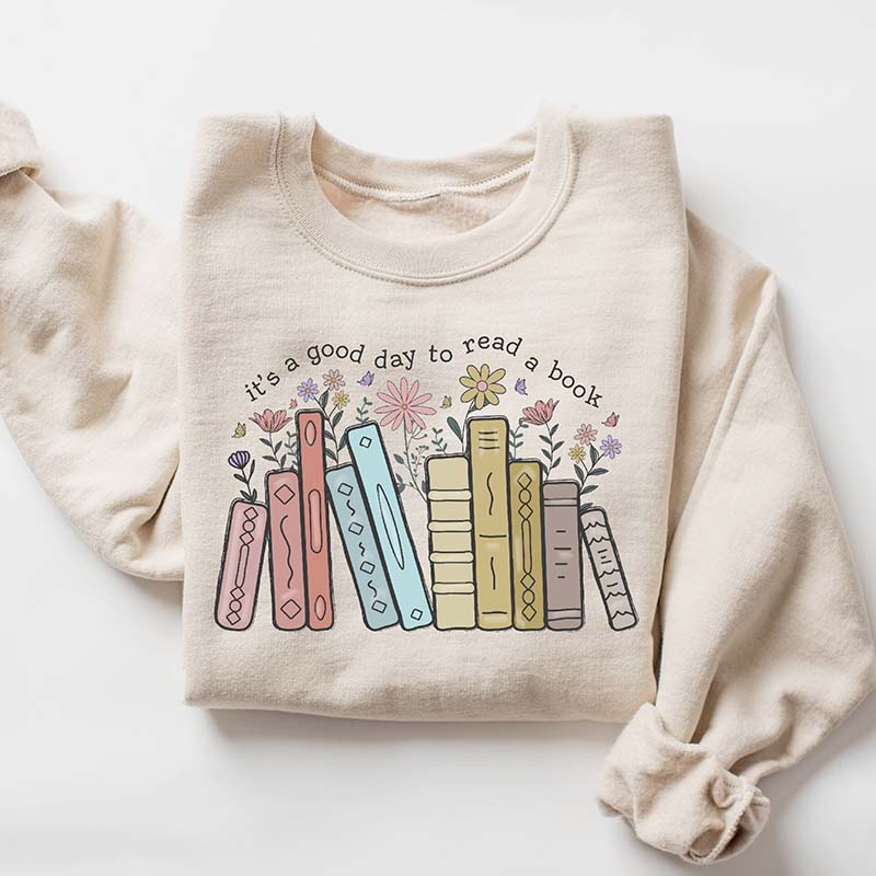 Retro Teacher Book Lover Sweatshirt