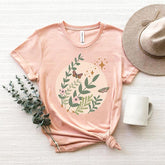 Wildflower Garden Pastel Butterfly T-Shirt