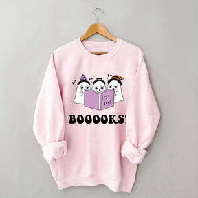 Booooks Color Halloween Sweatshirt