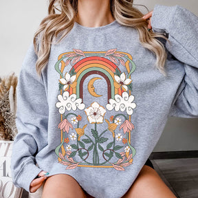 Art Minimalist Sun Flowers Sweatshirt