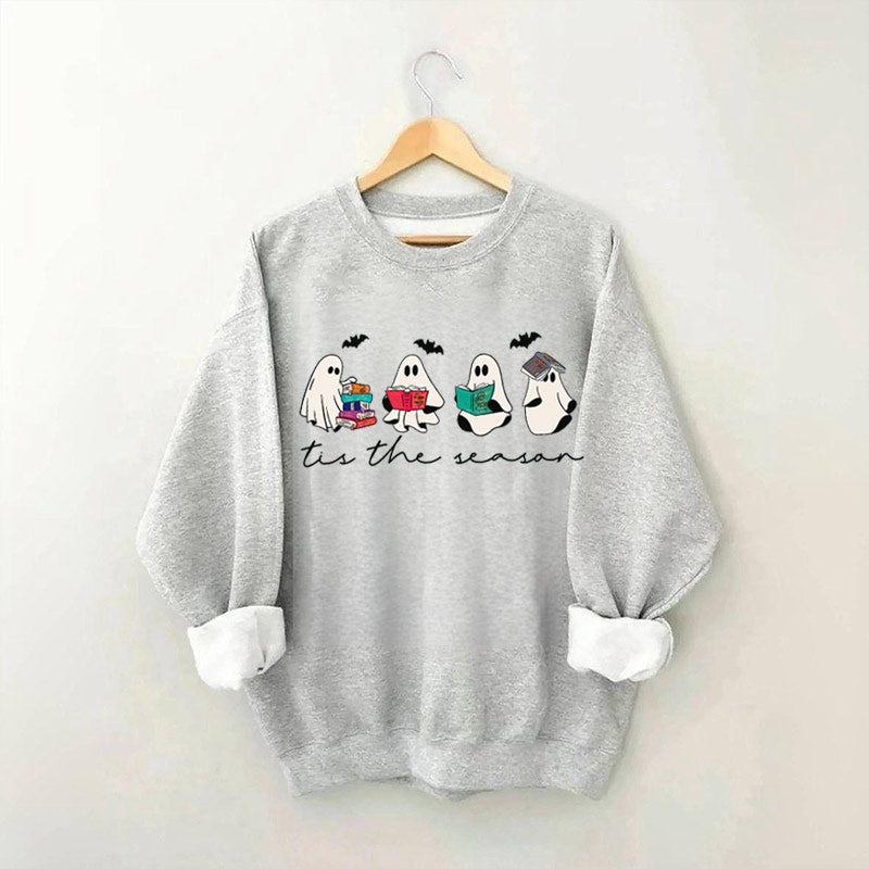 Tis The Season Bookish Ghost Sweatshirt