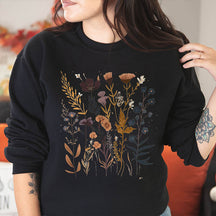 Plant lover Wildflower Boho Sweatshirt