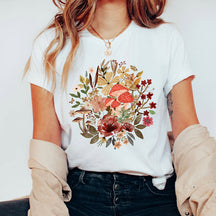 Flowers Oversized Nature Garden T-shirt