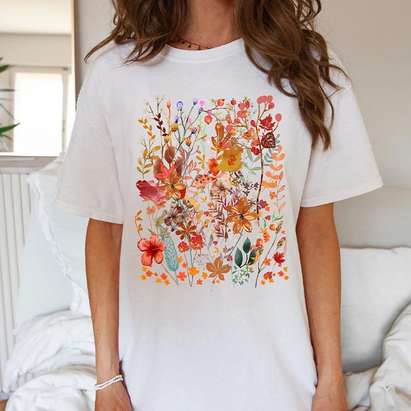 Floral Flowers Botanical T-Shirt