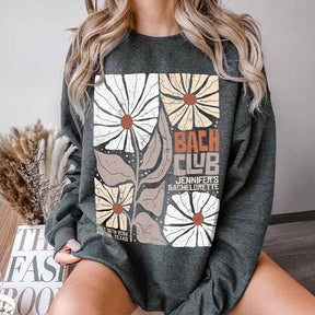 Bach Club Floral Bridal Party Sweatshirt