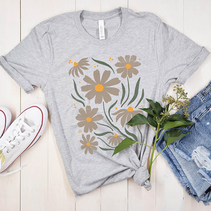 Womens Spring Wildflower T-Shirt