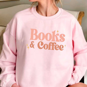 Books And Coffee Bookworms Sweatshirt