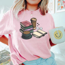 Books And Coffee Teacher Appreciation T-Shirt