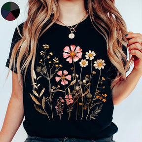 Vintage Wildflower Aesthetic T-Shirt