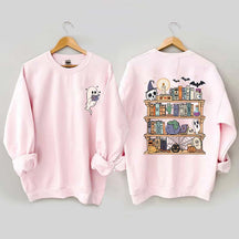 Ghost Book Reader Enthusiast Sweatshirt