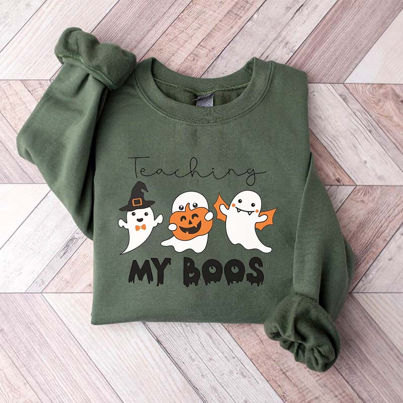 Halloween Teacher My Boos Sweatshirt,