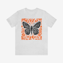 Folk art butterfly Botanical T-Shirt