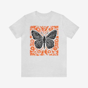 Folk art butterfly Botanical T-Shirt