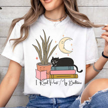 Cat Book Moon Lover T-Shirt